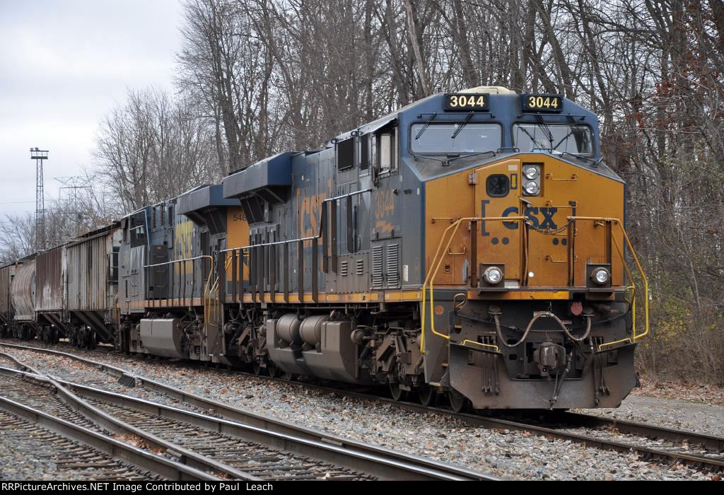 Tied down grain train